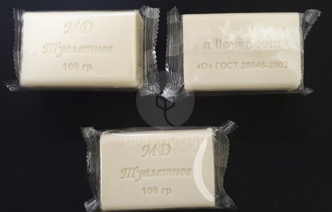 Упаковка мыла - PR-250 c верхней подачей пленкки